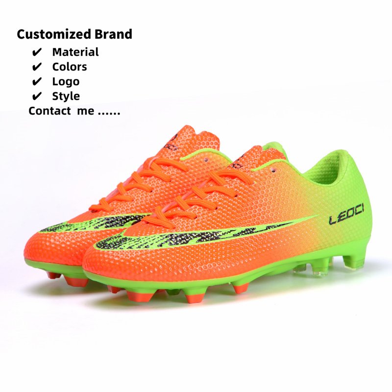 Cheap Soccer Shoes Outdoor Football Shoe High Quality Knit Custom football Boots Soccer Cleats For Men