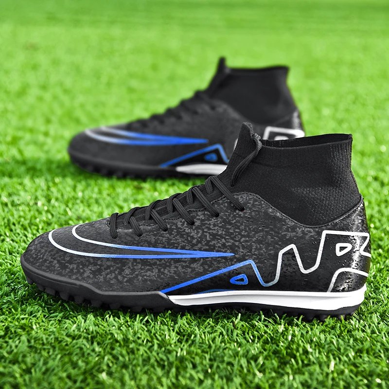 Men's Football Boots TF/FG Soccer Shoes Adults Cleat Teenager Anti-slip Outdoor Sports Sneakers