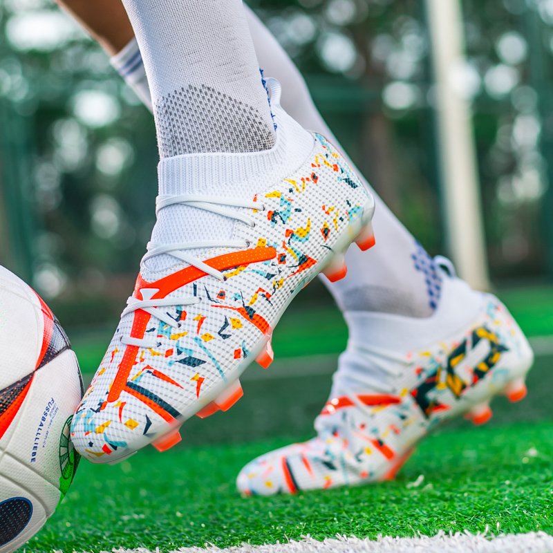 cheap price customs mens womens Social soccer sports TF broken nails AG long spike non-slip wear-resistant football boots