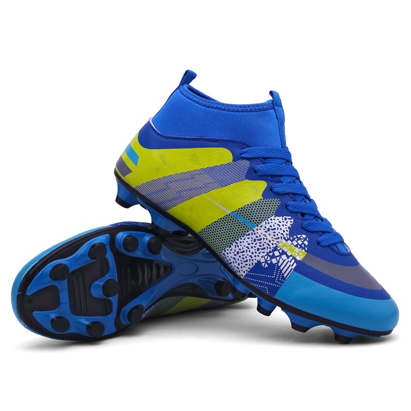 Football Shoes High top Lace Up Soccer shoes Football Boots FG HG Team Sports Boy's Girls' Men's Women's Children's Footwear