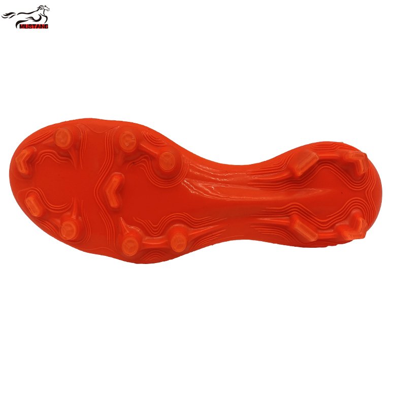 Mustang Wear-resistant Soccer Sole Men's Football Shoes Outsole Outdoor Playing Ball Sport Shoe Sole Newest Style OEM ODM Design