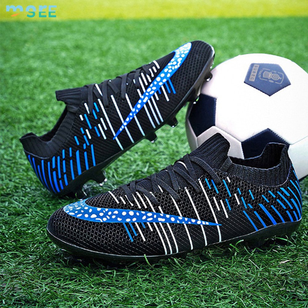 SeeMore Selection Indoor Outdoor Athletics Sport Shoes Sneakers FG/AG Soccer Training Football Shoes