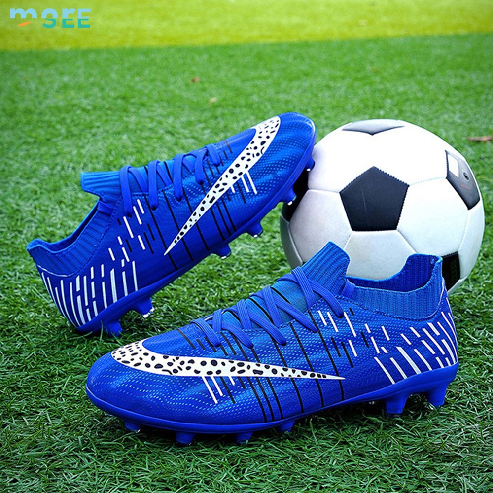 SeeMore Selection Indoor Outdoor Athletics Sport Shoes Sneakers FG/AG Soccer Training Football Shoes
