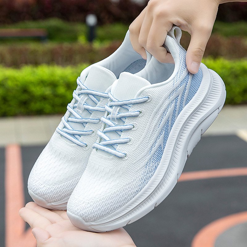 Women's Summer Breathable Mesh Sports Shoes Light Weight Anti-Slip Leisure Closed Toe Design