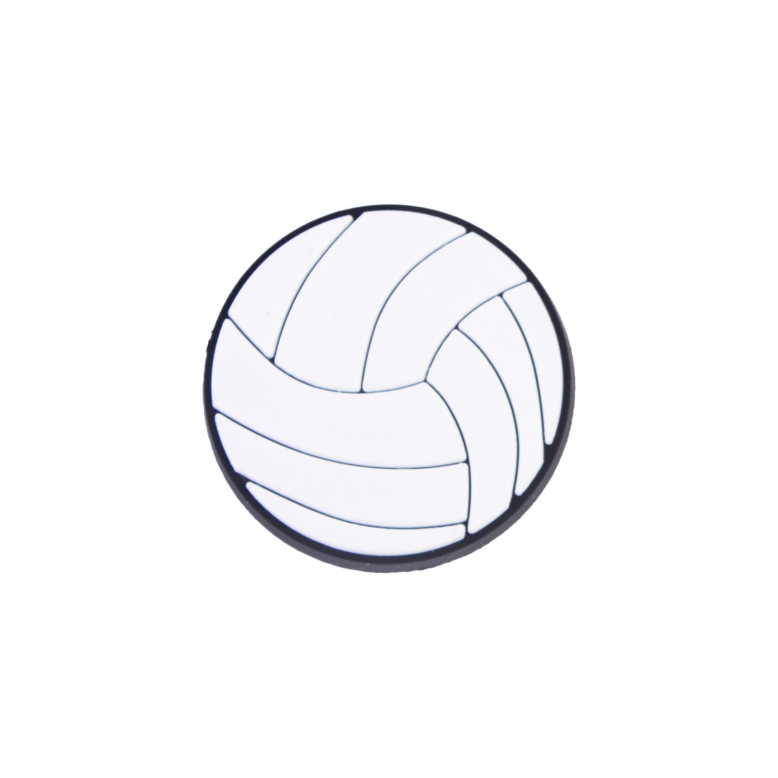 2024 New Arrival Wholesale PVC Custom Design Love healthy Volleyball Volley Sports Shoe Charms Decorations Accessories