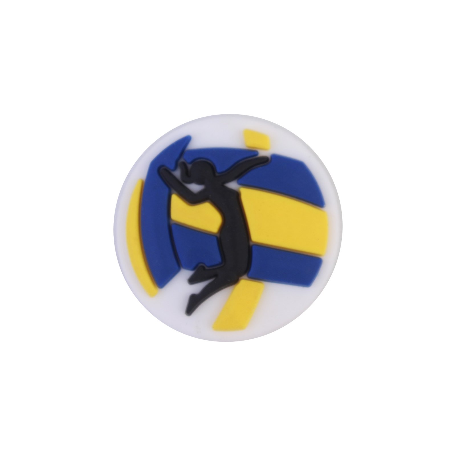 2024 New Arrival Wholesale PVC Custom Design Love healthy Volleyball Volley Sports Shoe Charms Decorations Accessories