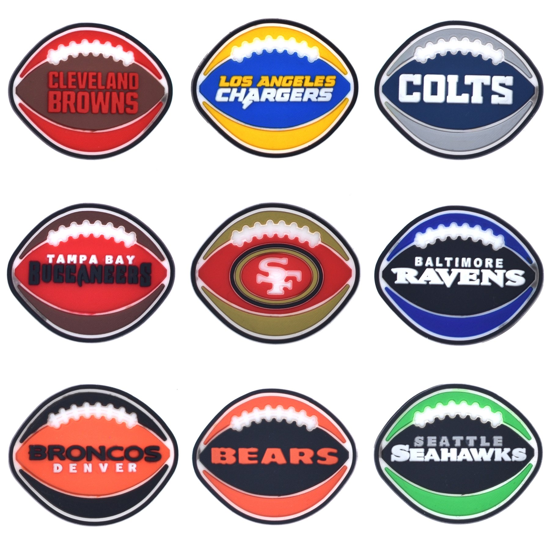 Hot Selling Football Soccer Shoe Charms Football Teams Charms Football Charms Shoe Decorations Accessories For Premier League