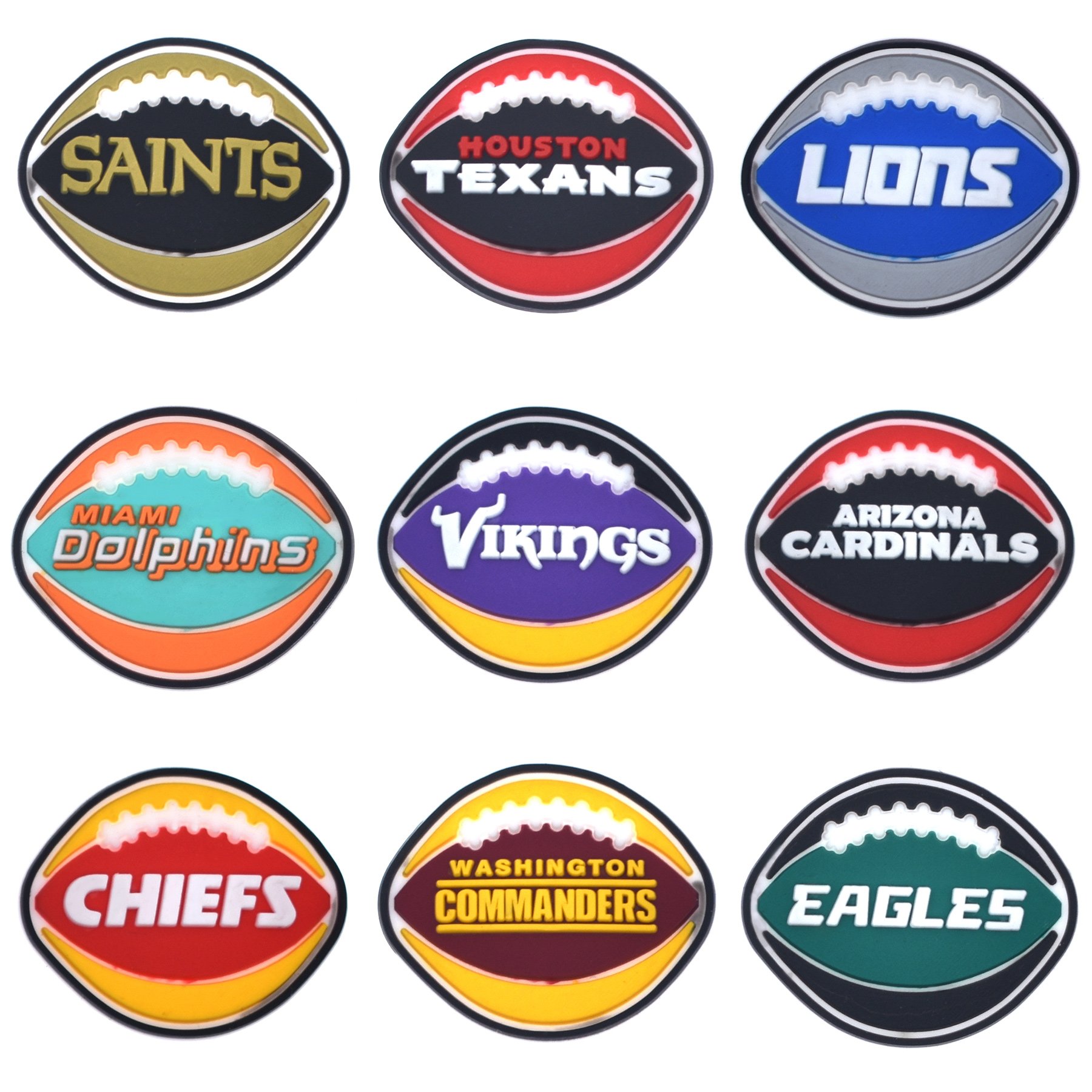 Hot Selling Football Soccer Shoe Charms Football Teams Charms Football Charms Shoe Decorations Accessories For Premier League
