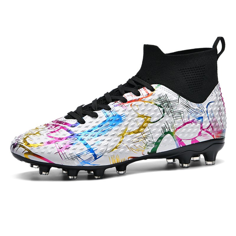 New long spike football shoes Fashionable low top football shoes grass training shoes