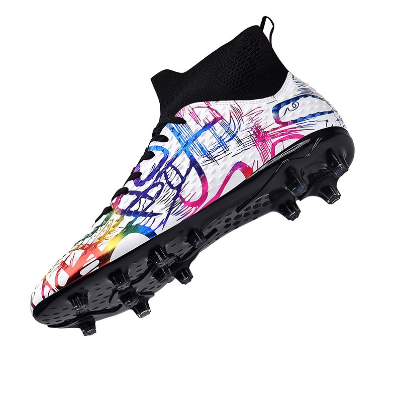 New long spike football shoes Fashionable low top football shoes grass training shoes