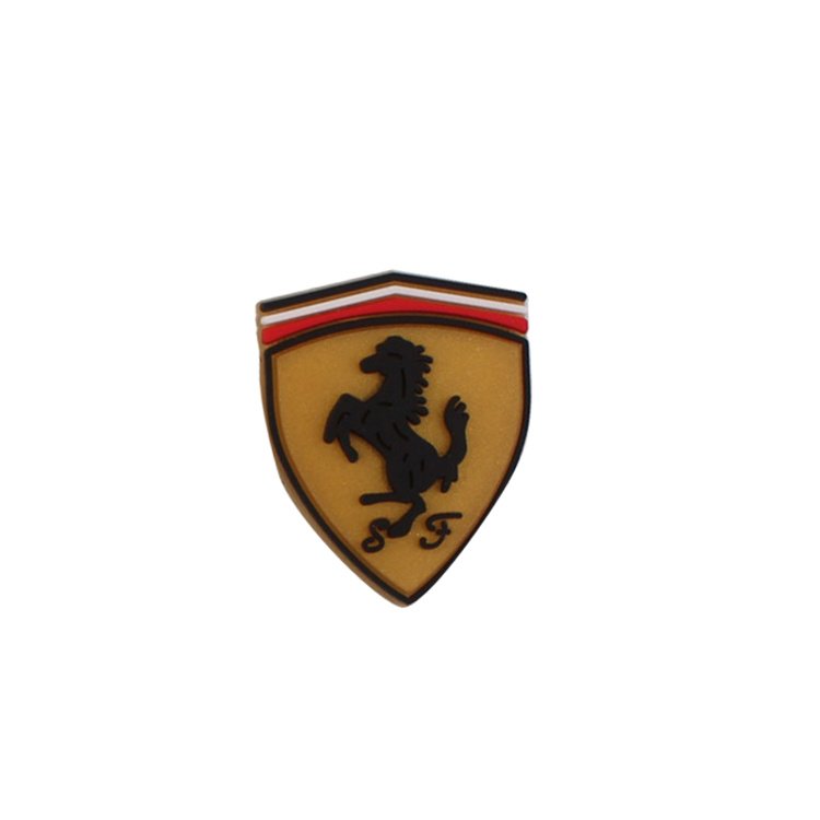 202 New Arrival Wholesale PVC Custom Design Luxurious High-End Car Logo Marks Shoe Charms Decorations Accessories Adornments
