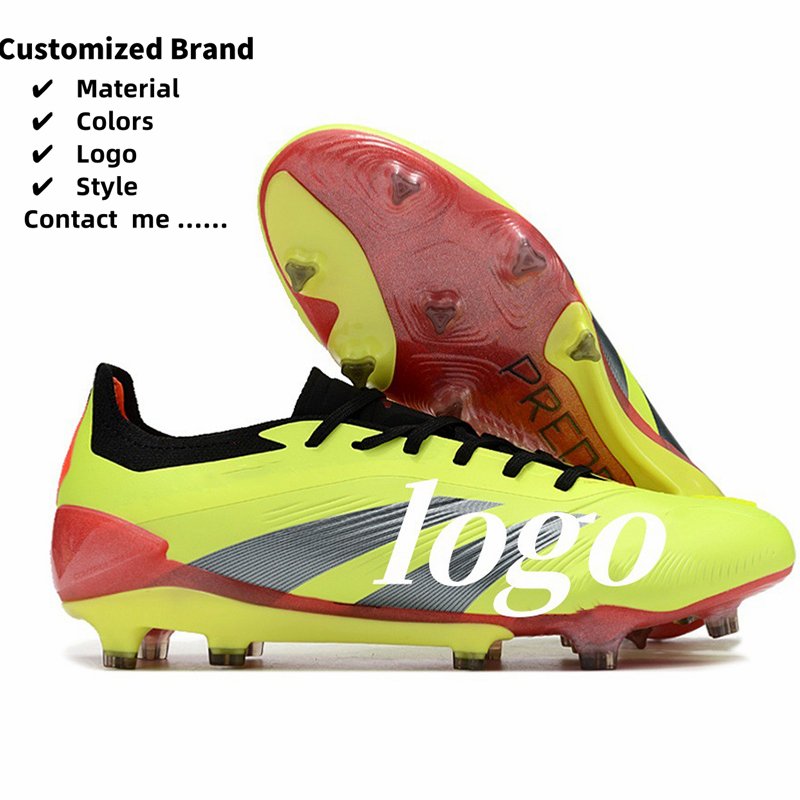 Factory Customize Most Popular Cheap High Top Ankle Fg Cleats Oem Soccer Shoes American Football Boots For Men