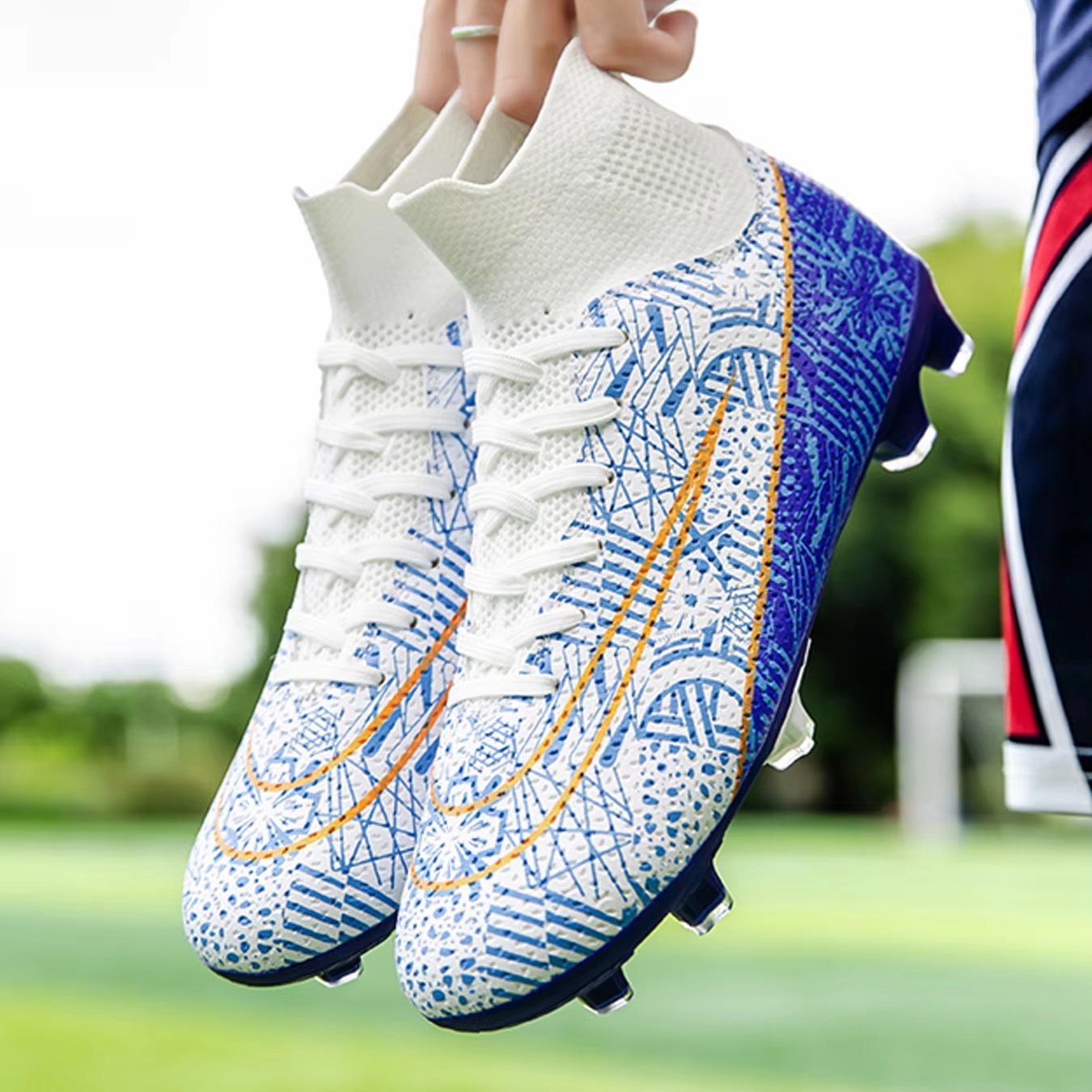 Custom Outdoor Turf Athletic Shoes Soccer Cleats Socks Boots Sport Football Soccer Shoes