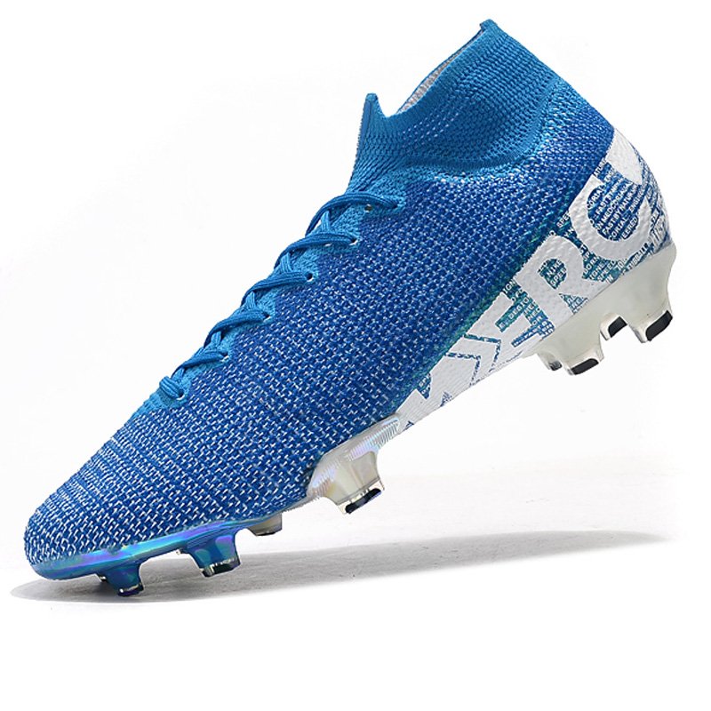 Good quality FG spikes outdoor training football boots anti-slip soccer shoes for sport high ankle cleats