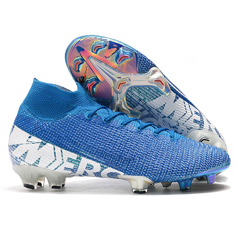 Good quality FG spikes outdoor training football boots anti-slip soccer shoes for sport high ankle cleats