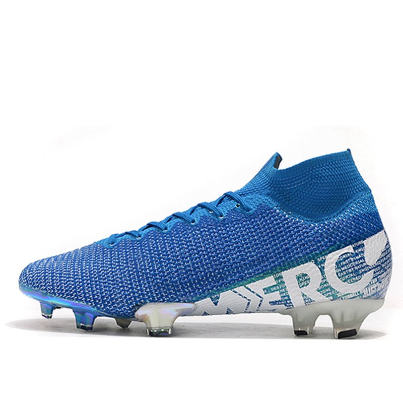 Good quality FG spikes outdoor training football boots anti-slip soccer shoes for sport high ankle cleats