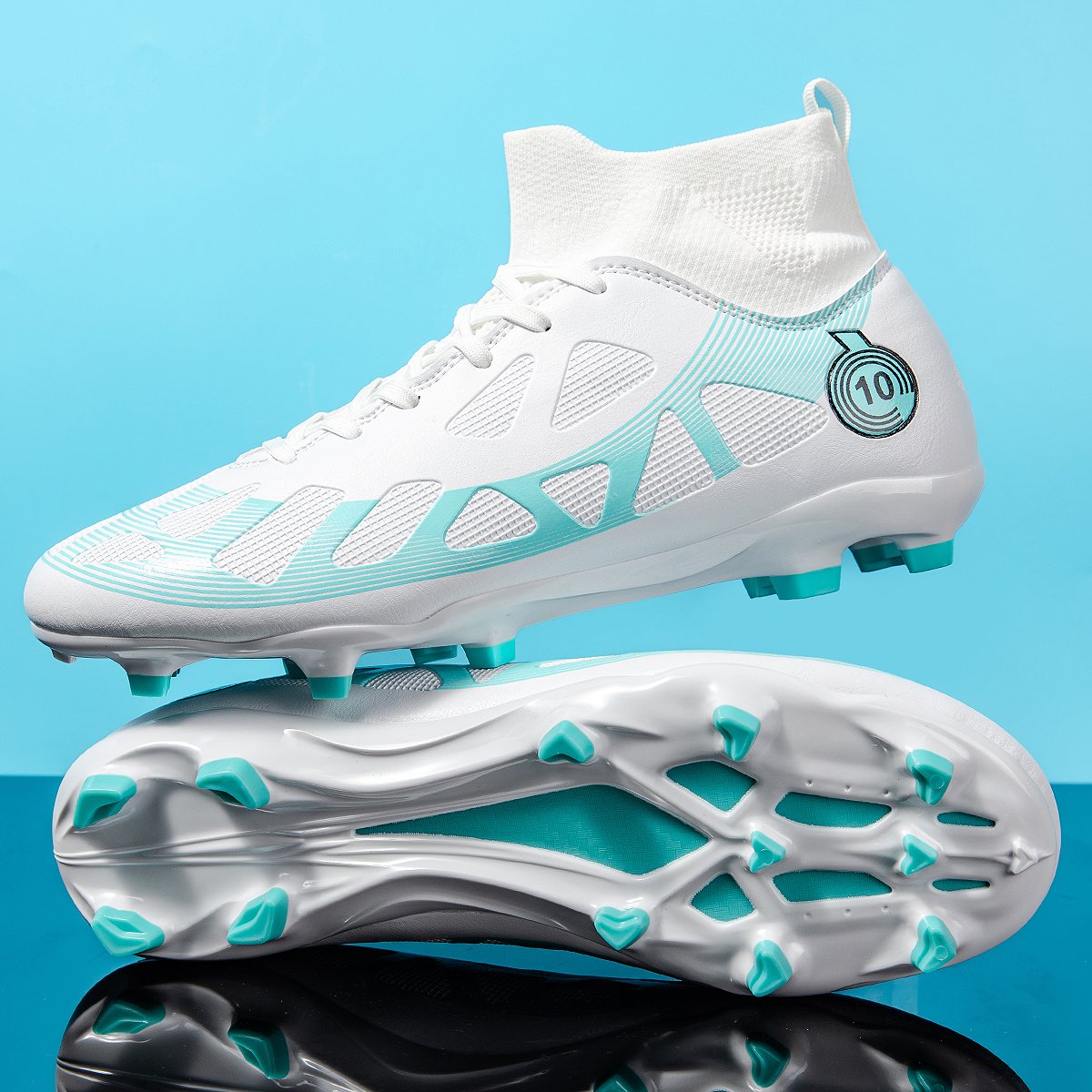 High-Top Football Shoes Kids FG/AG Long Short Nail TF Broken Nail Summer Winter Training Artificial Turf Available Retail