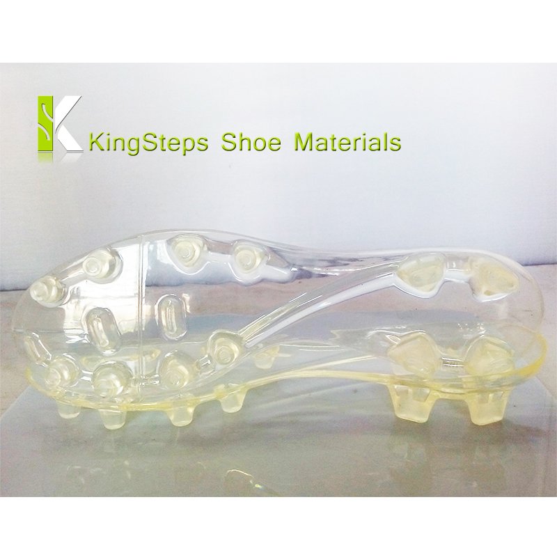 transparent tpu football shoe outsoles clear soccer shoes outer soles making in jinjiang factory KSGS-1521