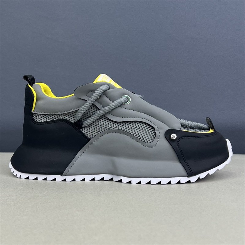 2024 autumn new men and women can fashion casual sports shoes air cushion soft sole increase casual skateboard shoes lace-up