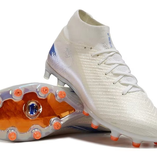 Wholesaler Soccer Shoes for Men High-cut Bonded Pack Cushioned Waterproof Knitted FG XVI Football Shoes for soccer trainers