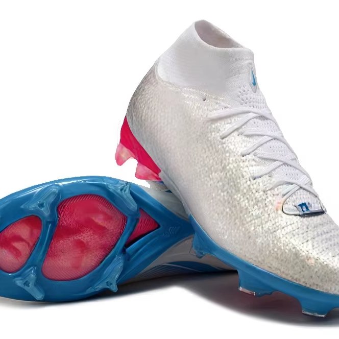 Wholesaler Soccer Shoes for Men High-cut Bonded Pack Cushioned Waterproof Knitted FG XVI Football Shoes for soccer trainers