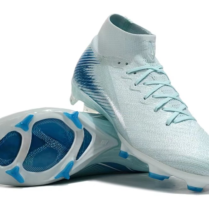 Wholesaler Soccer Shoes for Men High-cut Bonded Pack Cushioned Waterproof Knitted FG XVI Football Shoes for soccer trainers