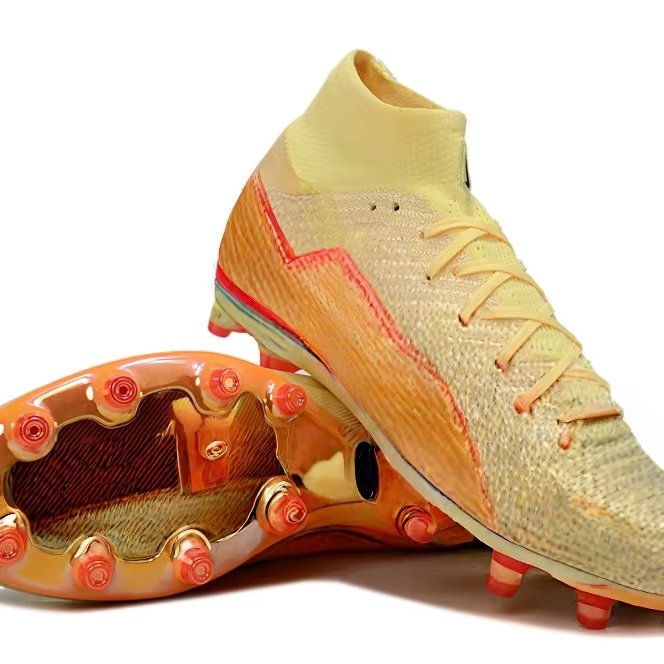 Wholesaler Soccer Shoes for Men High-cut Bonded Pack Cushioned Waterproof Knitted FG XVI Football Shoes for soccer trainers