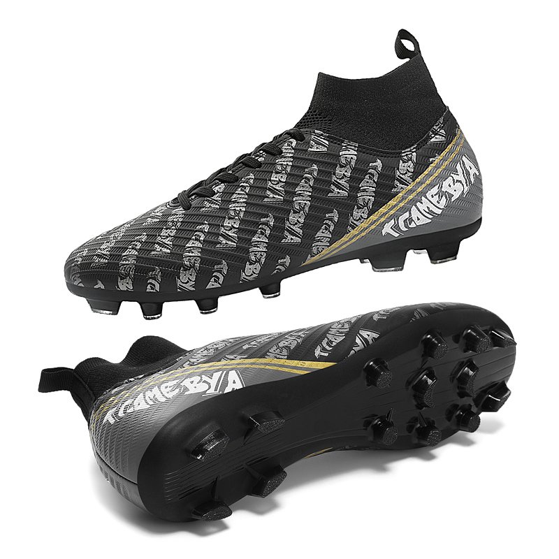 Top quality Fashion chaussures hommes Football Shoes wholesale high ankle Soccer shoes customization Custom Football Soccer Boot