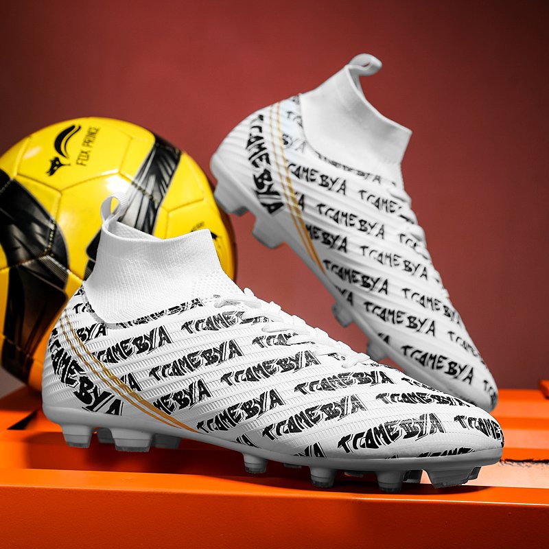 Top quality Fashion chaussures hommes Football Shoes wholesale high ankle Soccer shoes customization Custom Football Soccer Boot