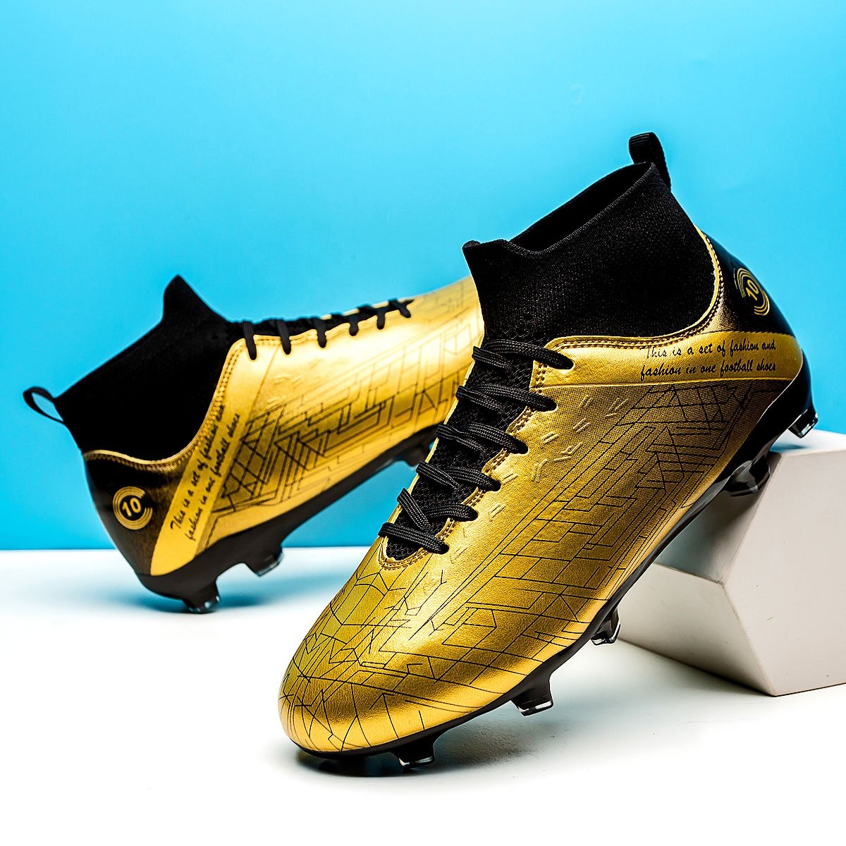 Wholesale football shoes for unisex High Quality outdoor grass men women training soccer boots