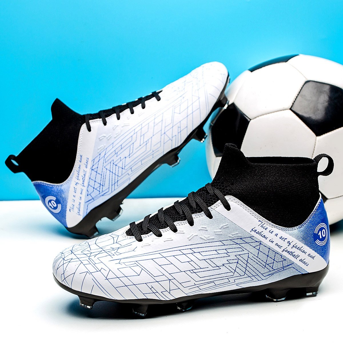 Wholesale football shoes for unisex High Quality outdoor grass men women training soccer boots