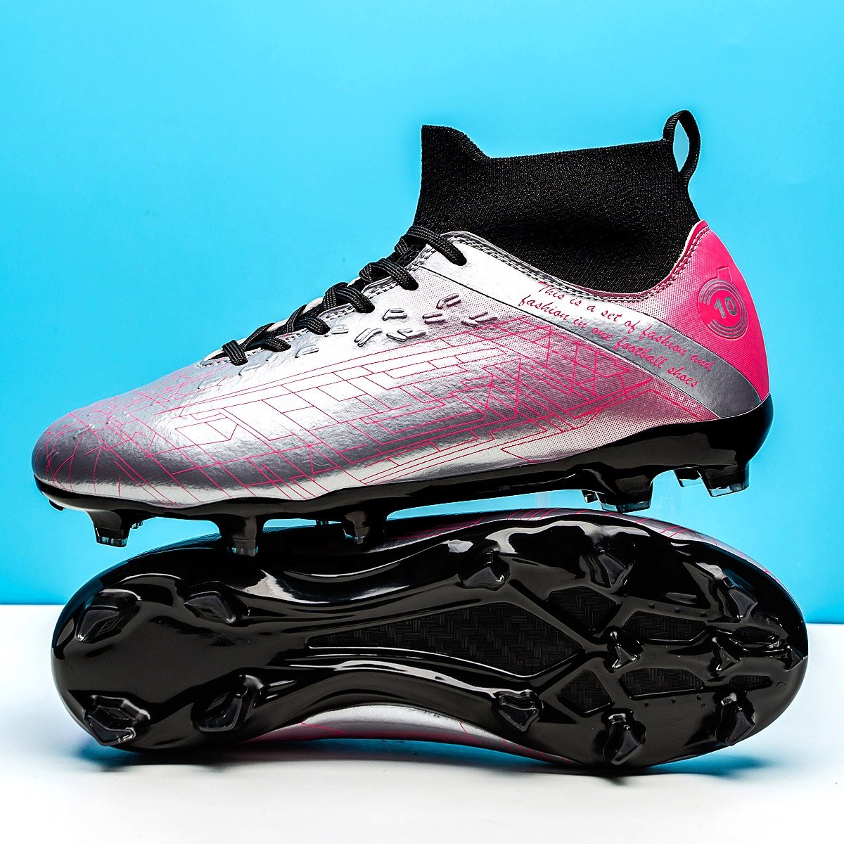 Wholesale football shoes for unisex High Quality outdoor grass men women training soccer boots