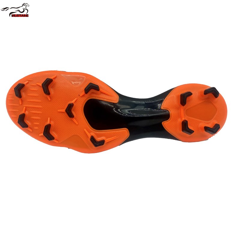 Mustang wear-resistant soccer sole men football shoe outsole outdoor playing ball sport shoe sole newest style tpu sole