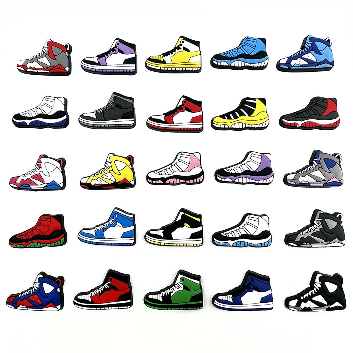 95PCS Cartoon Shoes Charm Accessories Ball Sports Basketball Soccer Baseball Hockey Trend Shoes Girls Boys Favorite Party Gifts