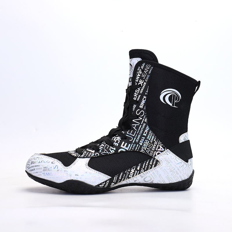 Custom New Style Colorful Breathable Mesh Professional Bodybuilding Gym Boots Boxing Shoes For Men