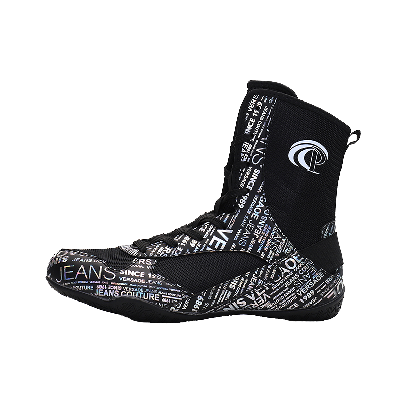 Custom New Style Colorful Breathable Mesh Professional Bodybuilding Gym Boots Boxing Shoes For Men