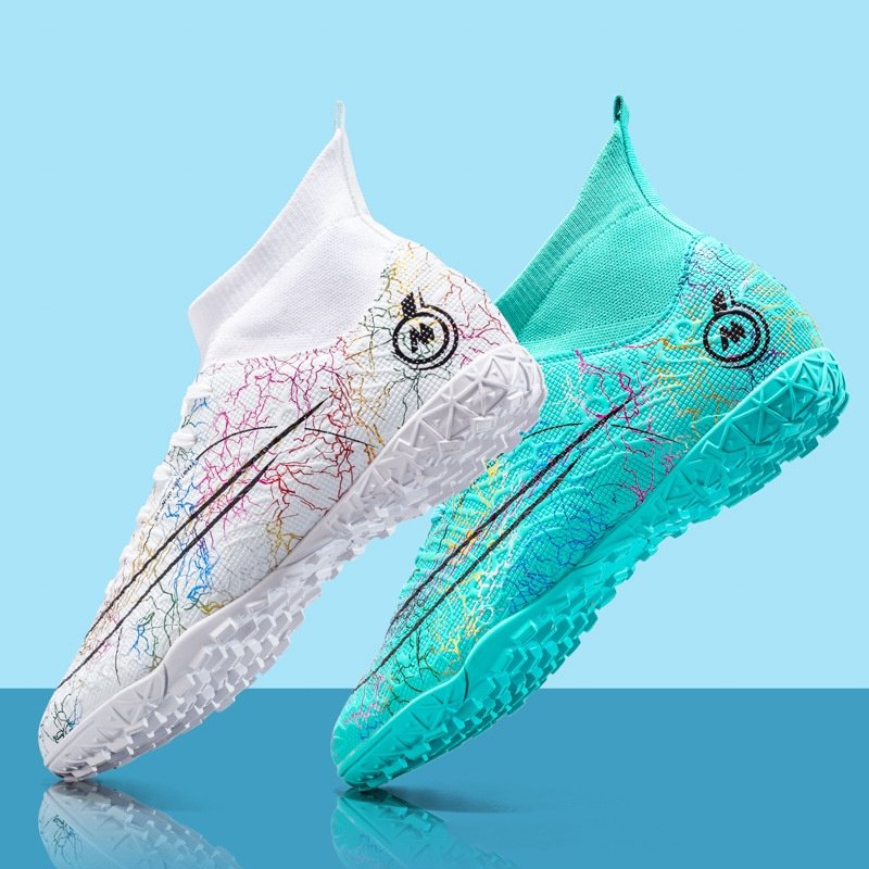 FG/TF Soccer Shoes Society Men's Football Boots Grass Anti-Slip Outdoor Training Cleats Futsal Sneakers Children Sports Footwear