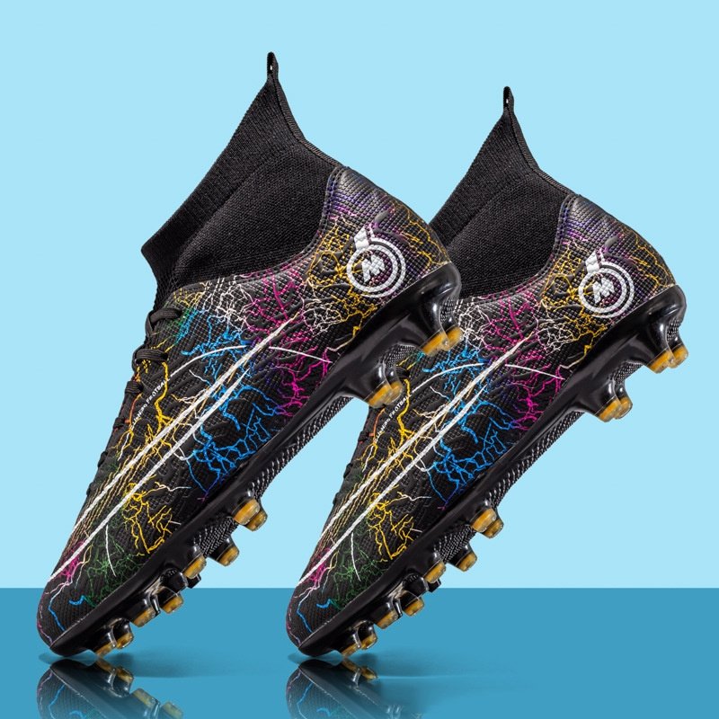 FG/TF Soccer Shoes Society Men's Football Boots Grass Anti-Slip Outdoor Training Cleats Futsal Sneakers Children Sports Footwear