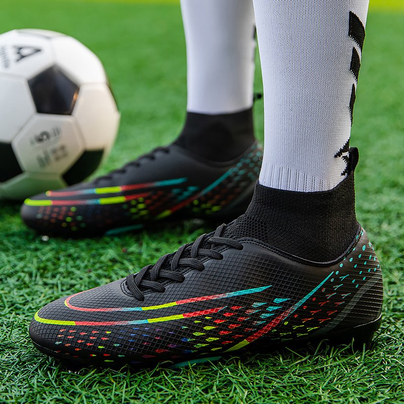 2024 Hot Sale trend High Quality Factory Comfortable and breathable cleat design kids Football Soccer Shoes