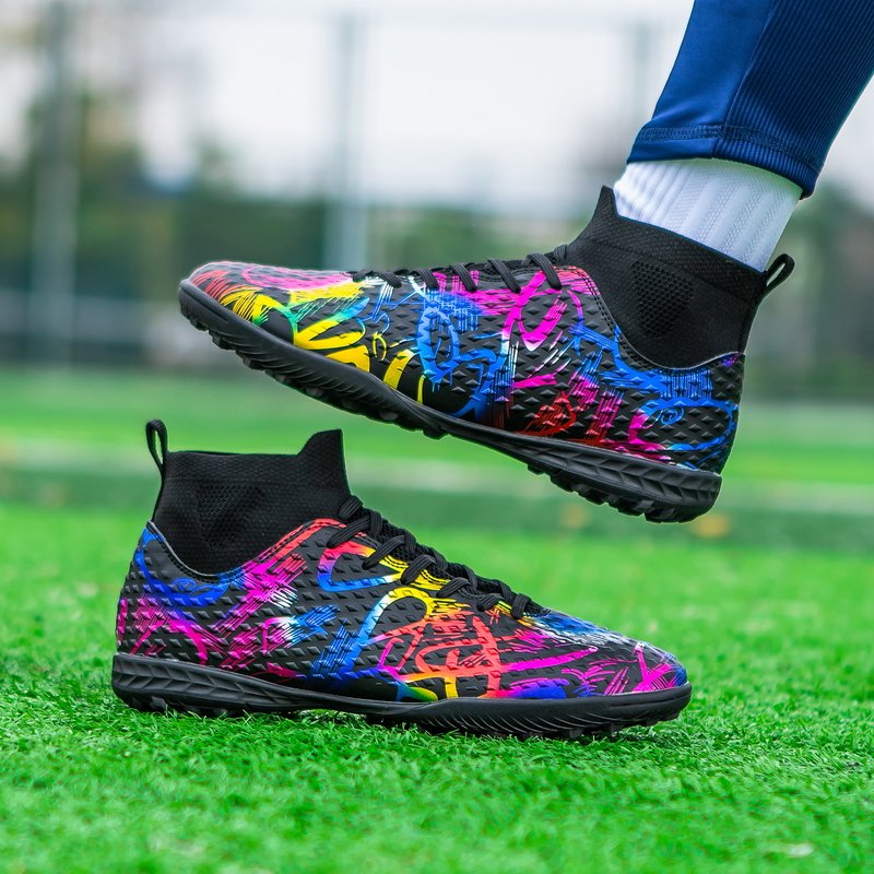 Hot Selling Men's High Top Training Shoes Comfortable & Unmatched Design Soccer Football All Seasons-Summer Winter Spring Autumn