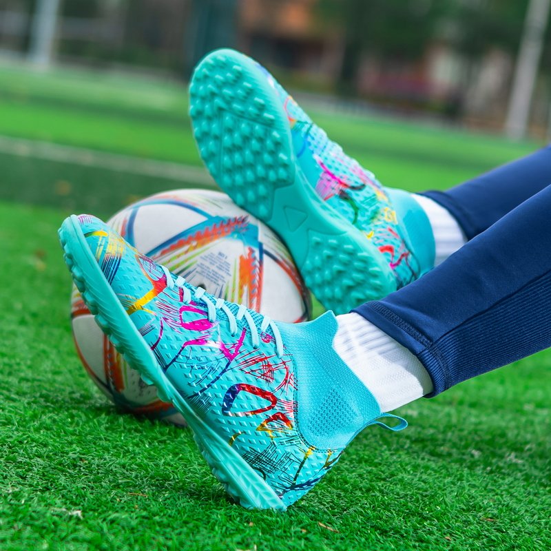 Hot Selling Men's High Top Training Shoes Comfortable & Unmatched Design Soccer Football All Seasons-Summer Winter Spring Autumn