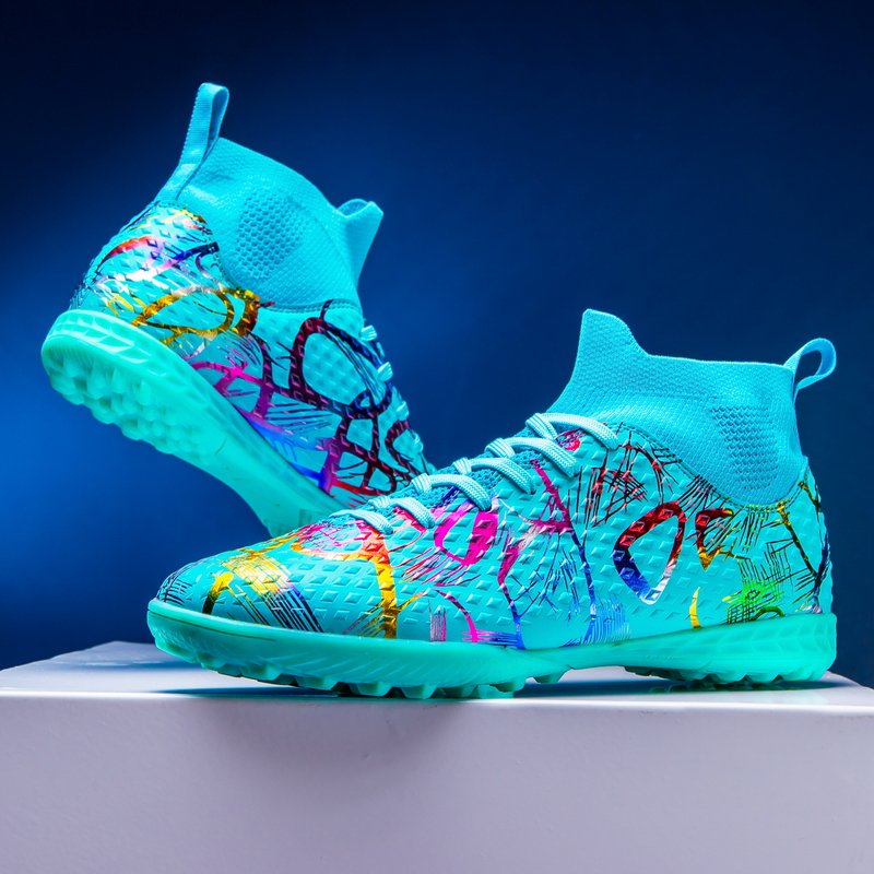 Hot Selling Men's High Top Training Shoes Comfortable & Unmatched Design Soccer Football All Seasons-Summer Winter Spring Autumn