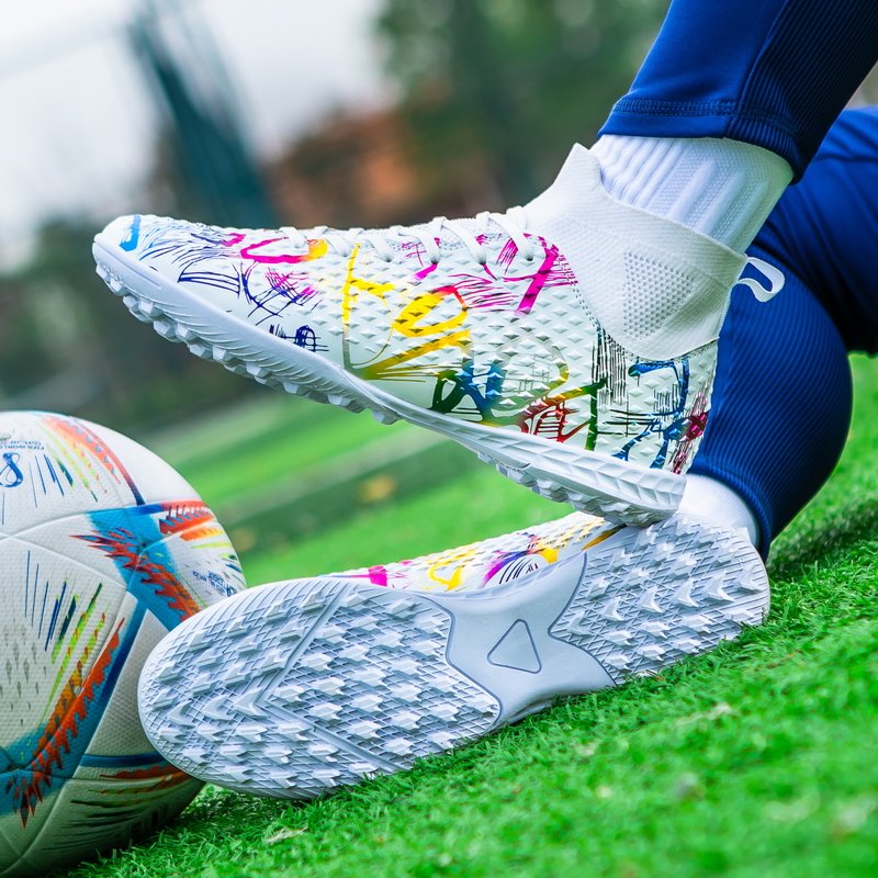 Hot Selling Men's High Top Training Shoes Comfortable & Unmatched Design Soccer Football All Seasons-Summer Winter Spring Autumn