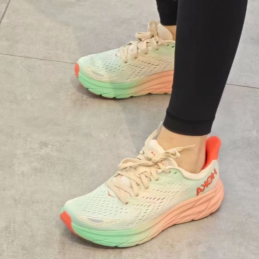 Hot Selling Outdoor Mesh Breathable Sports Shoes Shock Resistant And Hard-Wearing hokas Cliftonn8 Running Shoes
