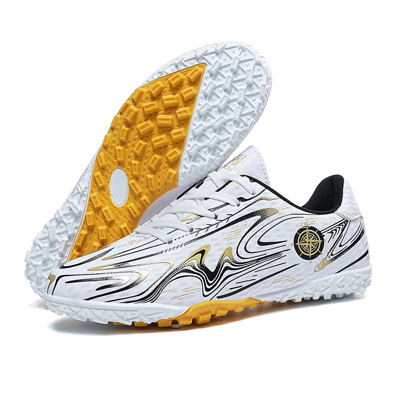 Professional Training Football Shoes Original Broken Spikes Cleats Factory-Sold Futsal Soccer Boots US Rubber Mesh EVA Autumn