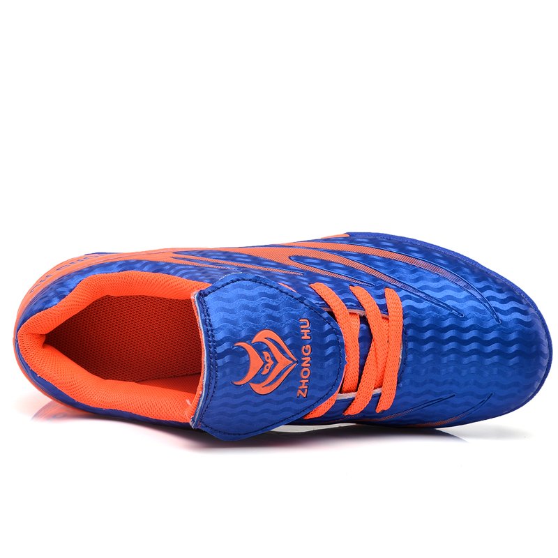 Topsion China Product Pu Upper Slow Shock Flat Sole Indoor Football Soccer Shoes For Men