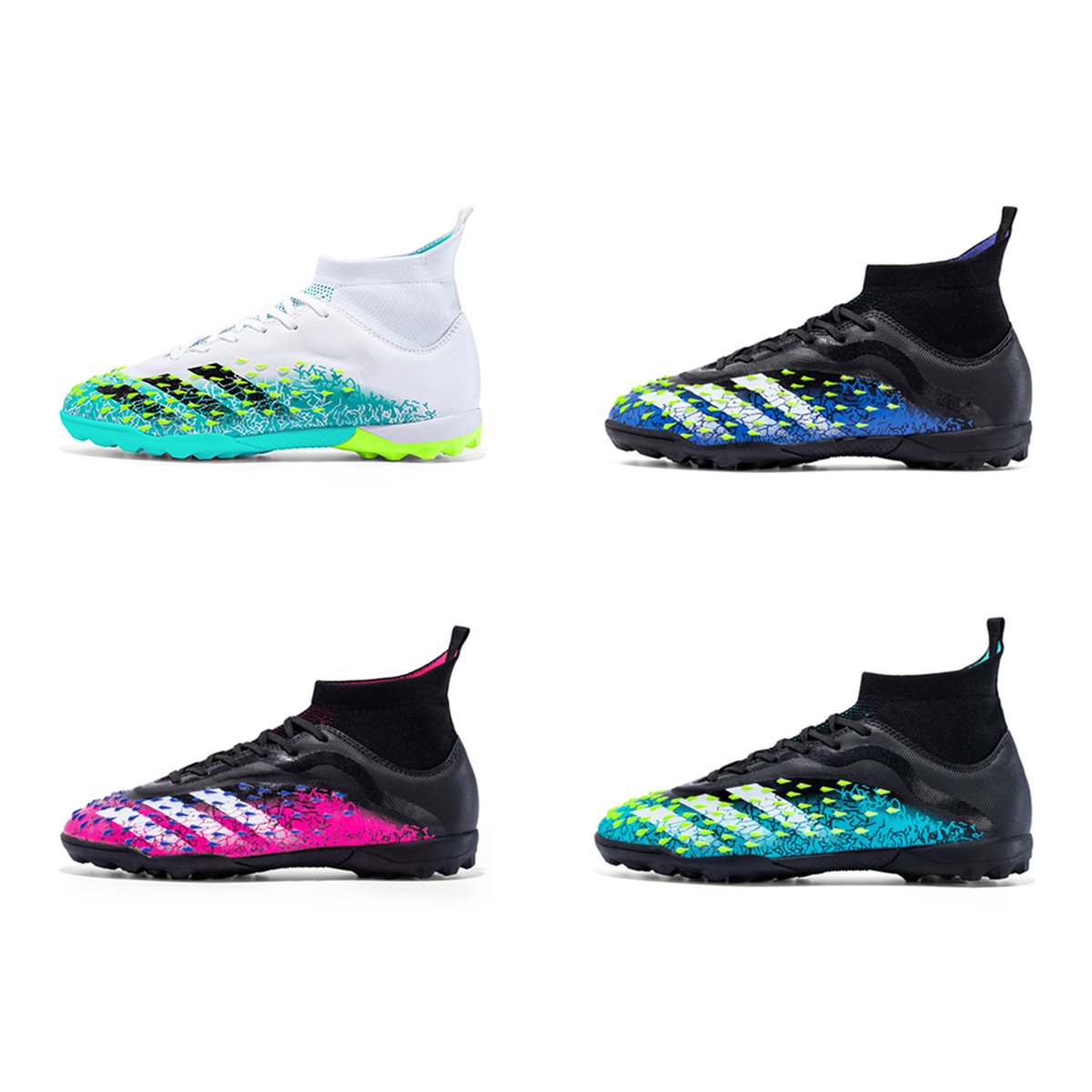 Soccer Cleats High-top Football Shoes Spike Shoes Soccer Boots Professional Soccer Shoes Football Sneakers