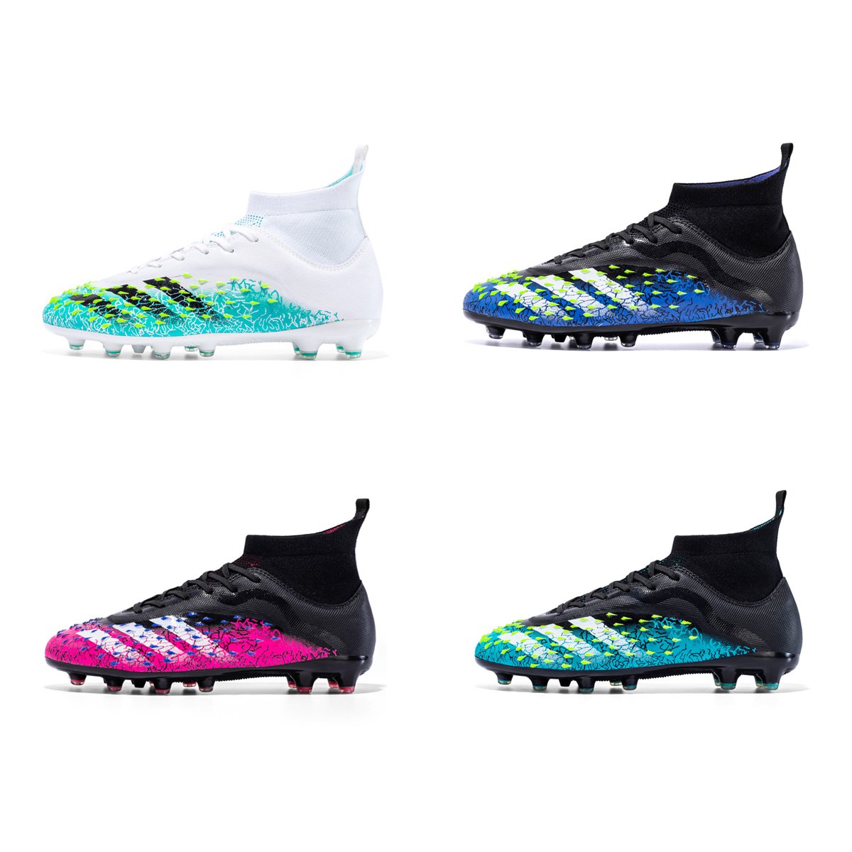 Soccer Cleats High-top Football Shoes Spike Shoes Soccer Boots Professional Soccer Shoes Football Sneakers