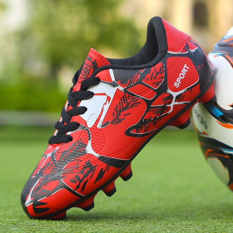 Popular football shoes for male and female students with long nails Ronaldo and Messi TF professional game training shoes F