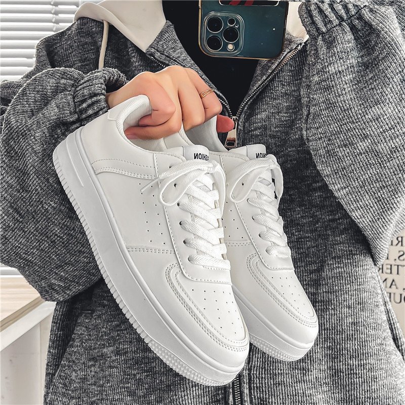 2024 Men's & Women's Casual Sports Shoes Soft Sole Skateboard Lace-Up for Slow Walking & Tennis Fashionable Design